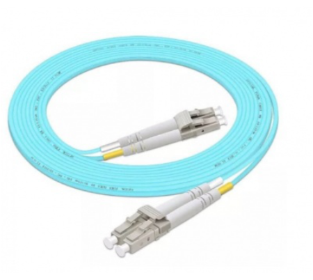 Патч-корд (соединительный шнур) оптический FBT LC(PC)-LC(PC) duplex 1м, 3мм, LSZH, MM OM3 (50/125)