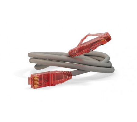 Патч-корд (Шнур коммутационный) PC-LPM-UTP-RJ45-RJ45-C5e-3M-GY UTP, Cat.Se, 3 м, серый Hyperline
