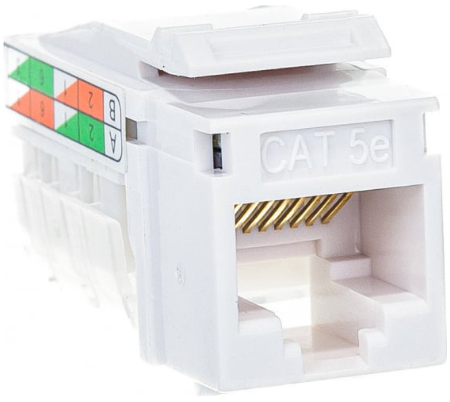 Механизм розетки компьютерной RJ-45 кат 5е UTP модуль (8конт) LK 45