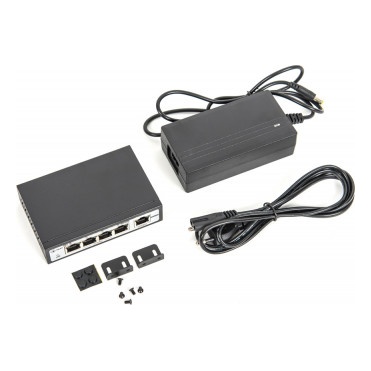 Бастион SKAT PoE-4E-1E коммутатор PoE Plus, мощность 120Вт, порты: 4-Ethernet, 1-Uplink