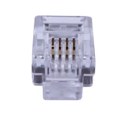 Коннектор RJ-11(4P4C) (уп. 100шт.)