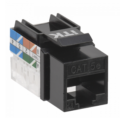 Модуль Keystone Jack кат. 5E UTP 110 IDC 90 град.