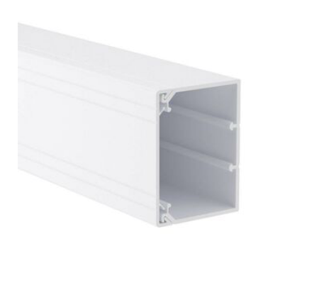 Короб с направляющимиТА-GN 80*60 WO (RAL 9010) (цена за 1 метр) ДКС 01785