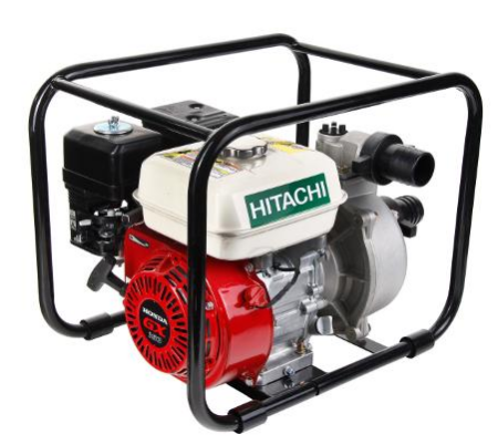 Мотопомпа HITACHI A160E 5,4 лс 520л/мин высота 32 м, глубина 8 м 2