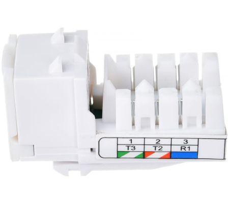 Механизм розетки телефонной RJ-12 (6конт) LK 45