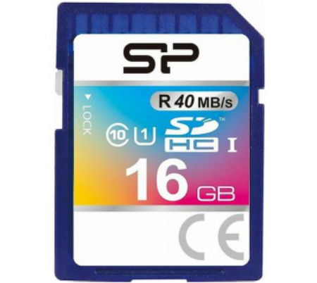 Карта памяти SDHC 16Gb Class 10 Silicon Power