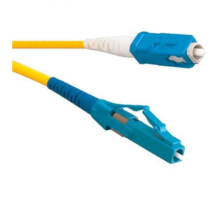 LC(UPC)-SC(UPC) simplex 3м, 3мм, SM оптический патч-корд (соединительный шнур)