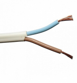 ШВВП 2х0,75/100м белый