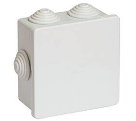 Коробка ответвительная DKC/DKC 53700 400C3 80*80*40 6 выводов , цвет серый, RAL 7035 IP44