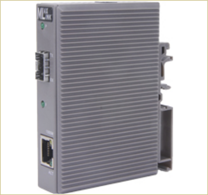 Медиаконвертер ML-DIN-GU-SFP MLaxLink под SFP модуль (один порт RJ-45, один порт под SFP) 1 Гб/с
