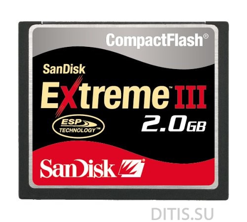 Карта памяти SanDisk Extreme® III CF 2G